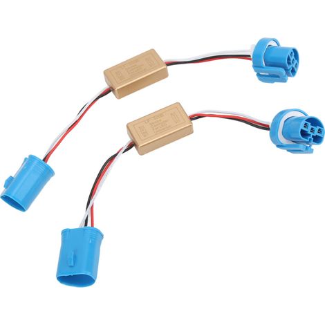 Convient aux adaptateurs de phares LED automobiles, répare les indicateurs de défaut des ampoules de phares LED, décodeur d'erreurs de bus CAN anti-scintillement, applicable aux automobiles et aux véh