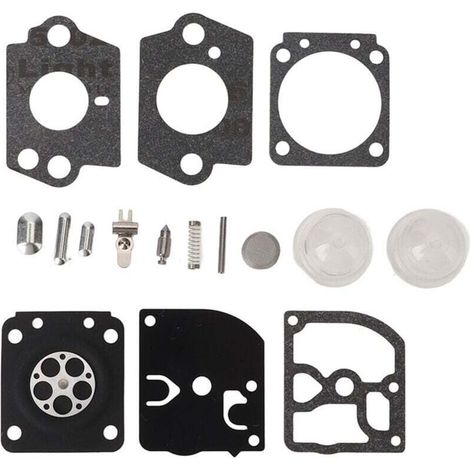 Kit Réparation Carburateur Pompe Amorçage Joint Carburateur Compatible Stihl HS45 FS38 FS55 Tondeuse Gazon (1/4)