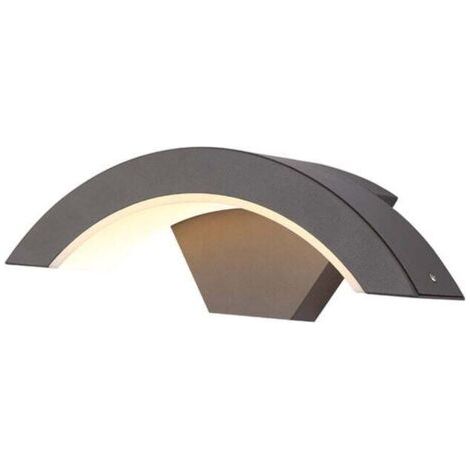 QORVA-Applique Murale Extérieur Avec détecteur de movement 18W LED SMD 3000K Blanc Chaud Applique lumière murale étanche IP65 aluminium/Luminaire de porche terrasse jardin 29.5cm (1/4)