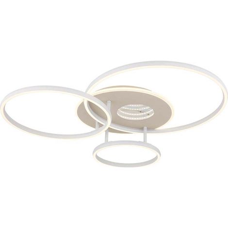 Deckenleuchte Designleuchte Fernbedienung LED 3D-Effekt dimmbar Timer sand CCT