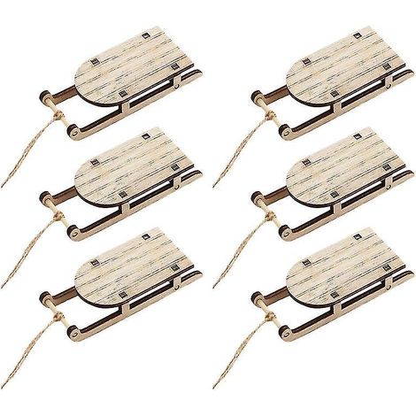 Lot de 6 mini traîneaux (1/3)