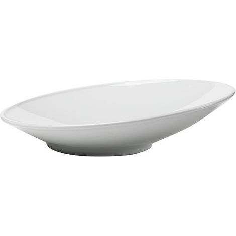1 Pezzo Piatto Pasta da Tavola Bowl in Porcellana Oblique 30 cm (1/2)