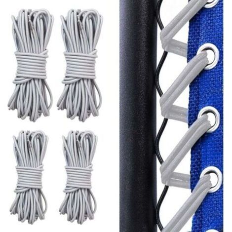 4 Pièces Corde Remplacement élastiques, Elastique Lafuma, Cordons De Remplacement De Chaise Zéro Gravité, Lafuma Fauteuil Relax, Zero Gravity Chaise Pliante, Chaise Longue (Gris) (1/3)
