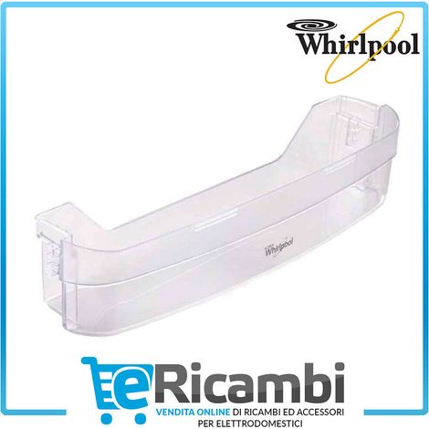 BALCONCINO PORTABOTTIGLIE FRIGO FRIGORIFERO ART WHIRLPOOL IGNIS BAUKNECHT 481241848957 RICAMBIO ORIGINALE