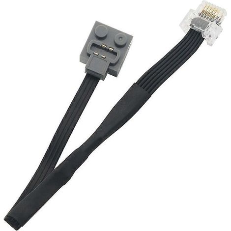 Câble 6 conducteurs mâles de 25 cm avec connecteur 4 conducteurs pour accessoires (1/5)