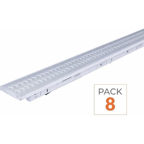 Spot Linéaire LED sur Rail Triphasé 150cm Blanc - Puissance Ajus