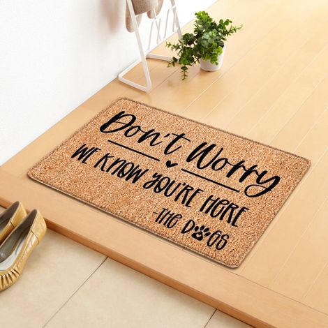 Tapis D'Entrée - Tapis De Sol Non Glissant En Caoutchouc - Pour Porte D'Entrée Extérieur Intérieur - 40 X 60 Cm - 1 Pièce (1/5)
