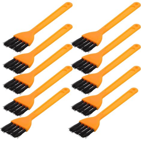 10 pièces Gelbe Reinigungsbürste aus Kunststoff pour Saugroboter et Filter Einfache Montage (1/5)