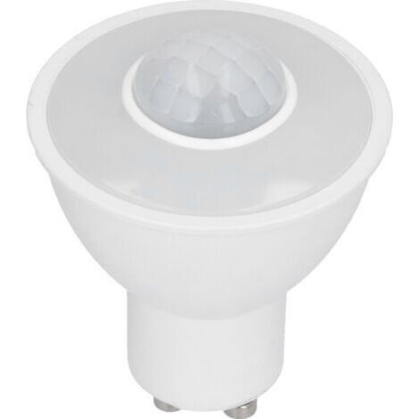 Ampoule GU10 ampoule de détection de corps infrarouge 5W 500LM ampoule LED pour plafond couloir AC100-240V lumière blanche (1/5)
