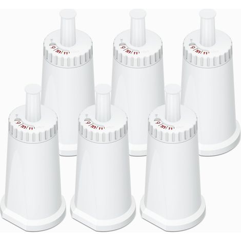 6er-Pack Ersatzwasserfilter für Sage-Kaffeemaschinen, kompatibel mit folgenden Modellen: Sage Barista Express Pro SES810/SES880/SES920/SES980/SES990/SES875/SES008/BES008