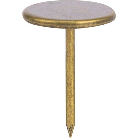 Clous tapissier Rembourrage Clou Tête Plate Cyan Punaises épinglette à Dessin Décorative 100 Pièces pour Canapé Meubles Accessoires Fournitures d'art 14 x 20mm 0 6 x 0 8in (1/5)
