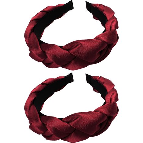 Headband - Velours - Tressé - Pour Femme - Élastique Mémoire - Adapté Toutes Tailles - 1 Pièce (1/5)