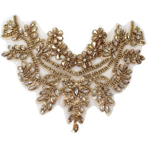 Eleganti accessori per abiti con applicazioni di cristalli - N. 12