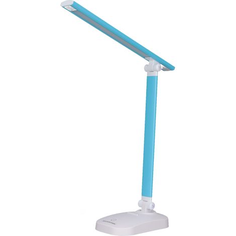 LED-Schreibtischlampe mit USB-Ladefunktion, warmweißem Licht, drei Helligkeitsstufen, Touch-Schalter, kleine Schreibtischlampe (1/5)
