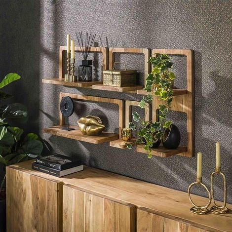 Wall shelf set Curvy (1/5)