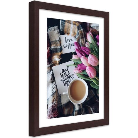 Quadro con cornice, Mattinata caffà¨ - 30x45 (1/5)