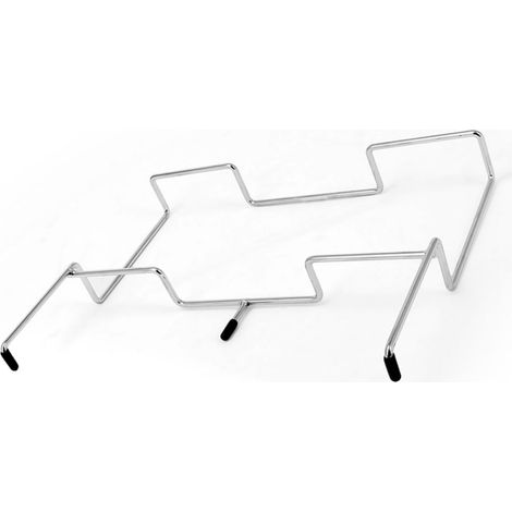 Support de sac poubelle de camping en acier inoxydable, léger et facile à utiliser sur une table, pour la cuisine, le barbecue ou le camping. (1/2)