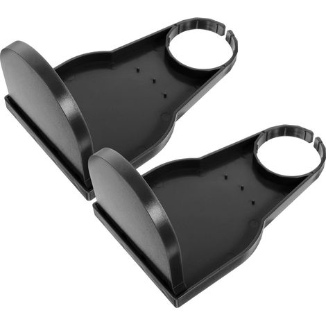 Porte-gobelet Anti-gouttes pour Lessive en Plastique Noir, Résistant à L'usure, Compatible Plupart des Embouts de Bouteilles, Lot de 2 Pièces Buanderie (1/5)