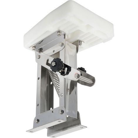 Support de Moteur Hors-bord de 2 Traits pour Bateau avec 304 Support en Acier Inoxydable jusqu'à 7,5 Ch - 20 Ch