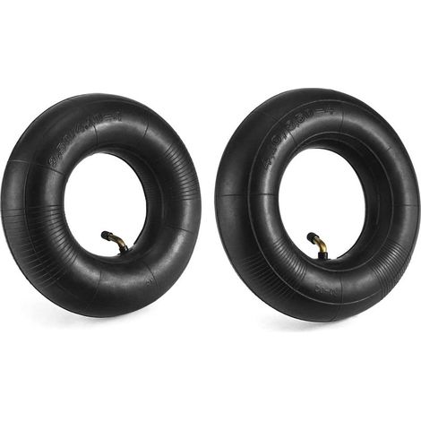 Online Store – Chambre à air 4.10/3.50-4 pour tondeuses à gazon – Caoutchouc durable – Valve courbée – Tube de rechange pour chariots et tracteurs (1/5)