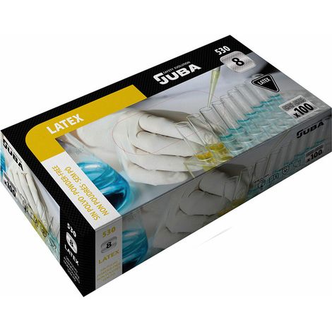 Guante Des.Latex S Polvo 10 530/Xl 100Pz (1/4)