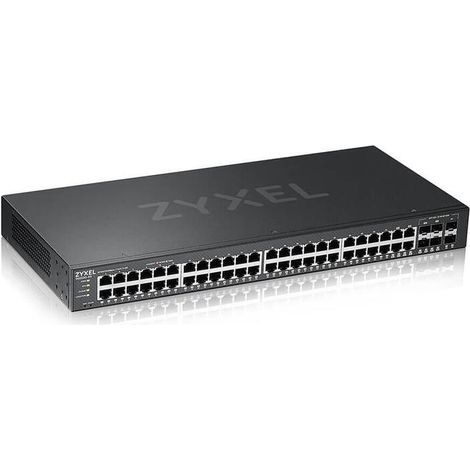 Zyxel GS2220-50-EU0101F switch Gestionado L2 Gigabit Ethernet (10/100/1000) Negro (1/4)