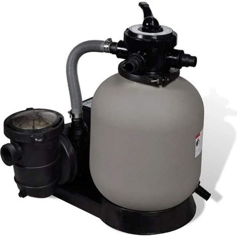 Pompe à Filtre à Sable de Piscine 600 W 17000 l/h Pompe de Filtration (1/5)