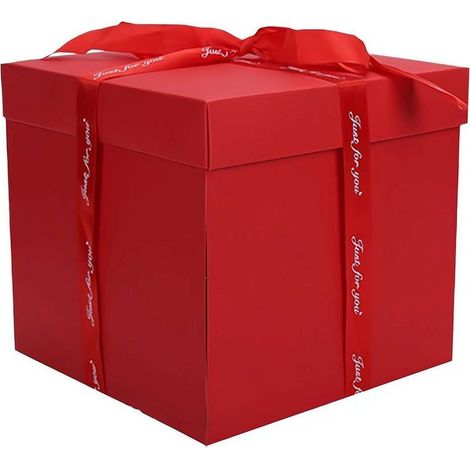 Boîte À Surprise Explosion - 5 Couches - Pour Cadeaux Fait Maison - Idéal Anniversaire Mariage Noël Saint Valentin - 1 Pièce (1/5)