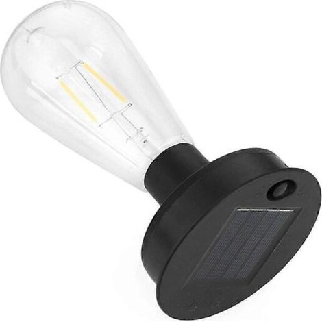 LED-Solarlampe mit Wolfram-Filament, 2800 K, für Garten und Außenzaun, Durchmesser 7 cm oder 8,5 cm