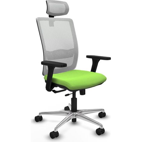 Sedia da ufficio piqueras y crespo Haches bianco pistacchio ergonomica (1/2)