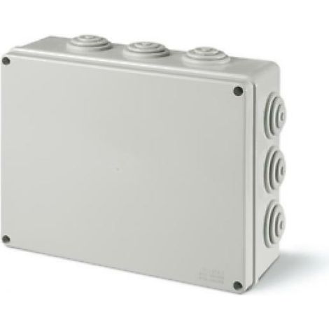 Scame scatola derivazione 240x190 con passacavi ip55 coperchio a vite 685.008 (1/3)