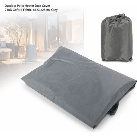 Telo di copertura per riscaldatore da esterno Toivize - Oxford 210D - Grigio 81,5x225 cm - Impermeabile, resistente ai raggi UV, antipolvere - Protezione per patio, giardino e ombrelloni da esterno (1/4)