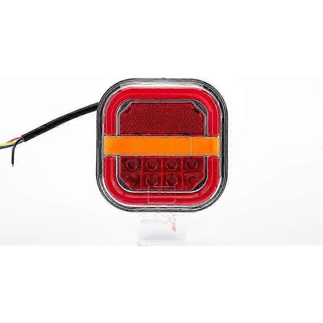 Lot de 2 feux arrière de stop à LED 12V pour voiture, camion, remorque et caravane. Feux de signalisation étanches. (1/5)