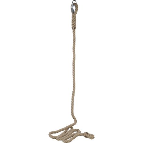 Corde lisse 5 m. en chanvre synthétique pour portique de balançoire fabriquée en France (1/5)