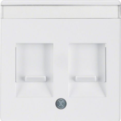 Placca di finitura Berker q.1 protezione polvere facile installazione