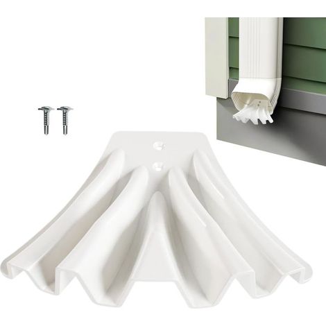Déviateur De De Gouttière,Extension Drain Résistante Anti-Intempéries Et Renforcée,Déviateur De Pluie Extension Gouttière Pour Maison Jardin Cour Terrasse Patio Pelouse Porche Cheminement (1/4)