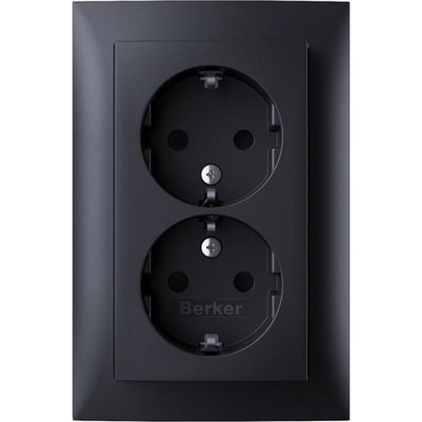 Berker S.1 DOPPELSTECKDOSE M.ABDECKUN / BERKER 47741606