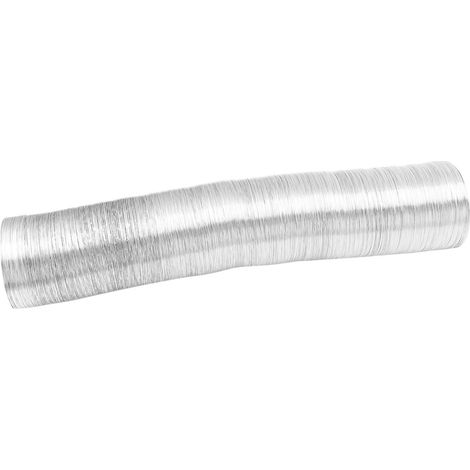 Tuyau de ventilation flexible 10 m en aluminium double face, 4 couches de protection, anti-fuite, diamètre 10 cm, conduit d'air (1/5)