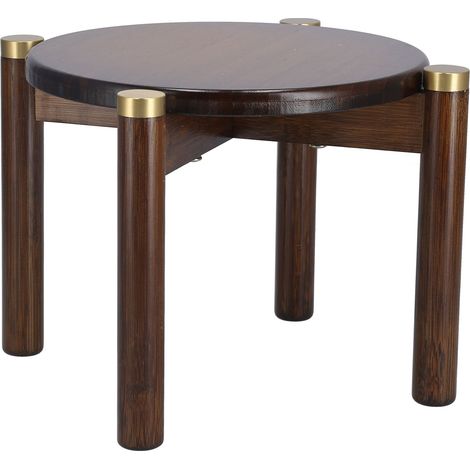 Hocker aus natürlichem Bambus, niedlicher und moderner Kindertritthocker für Zuhause, Garten und Terrasse, innovatives Design, robust und elegant. (1/5)