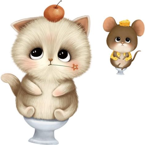 láminas de pegatinas de PVC removibles e impermeables con motivos de animales para decorar las paredes del baño.