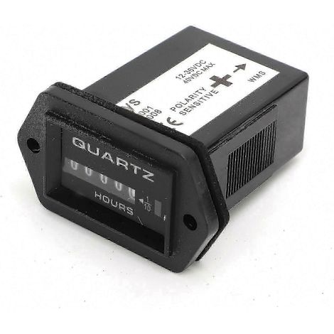 Compteur d'heures de haute précision pour moteurs hors-bord 12 V à 36 V CC, pour bateaux, camions et tracteurs (2025) (1/5)