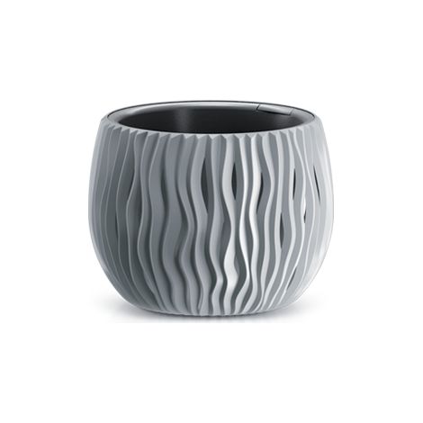 Prosperplast Blumentopf BOWL SANDY Weiß 37 cm
