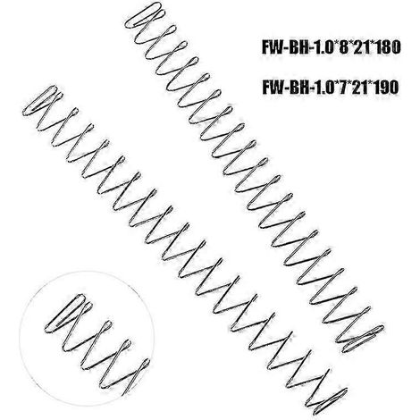 Nouveaux ressorts plats carrés de 10 mm de diamètre (1,0 x 7 x 21 x 190) (1/4)