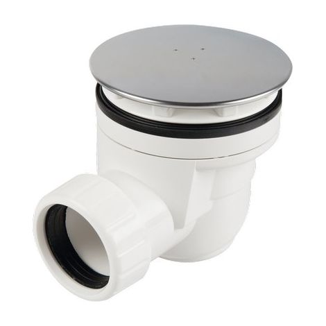 PILETTA DOCCIA SIFONATA - PP INOX 11/2- 2 pezzi