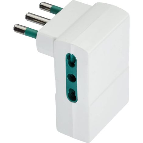 Ri.00311.B Adattatore Multipla S17 + 3P17/11 Bianco