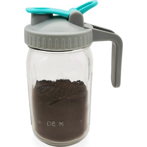 Couvercle de bocal Mason Jar à ouverture rabattable, compatible avec les bocaux à large ouverture. 86 couvercles de bocaux Mason à ouverture rabattable. (1/5)
