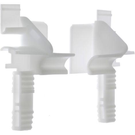 Cyclingcolors – Paire de tulipes pour volet roulant Aluréno ZF – PVC blanc – Pour lames de 7 à 9mm – Installation simple et rapide – Accessoire fenêtre (1/3)