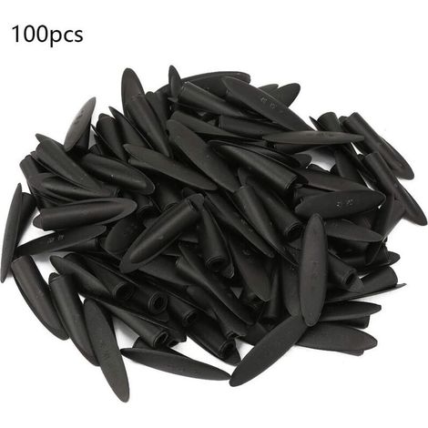 100 pcs bouchons en bois, bouchons de 9.5 mm pour accessoires de l'outil de travail du bois de gabarit de trou de poche, prise de gabarit de trou de poche(noir)-Fei Yu (1/5)