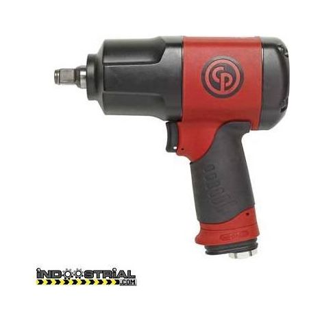 Clé à chocs pneumatique CP7748 – Couple maximal 1300 N.m – Mécanisme d'impact à double marteau – Pour espaces confinés – Chicago Pneumatic (1/2)