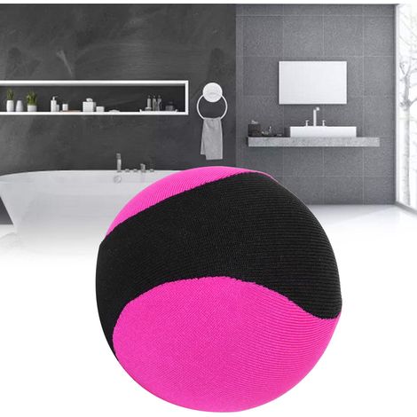 Balle rebondissante de bain en TPR souple et flottante, accessoire de piscine pour enfants, 6 cm, rose (1/5)